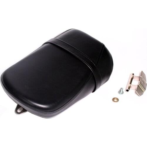 Motorcycle Black Leather Passenger Seat Rear Seat For Kawasaki Vulcan 650 VN650 VN 650