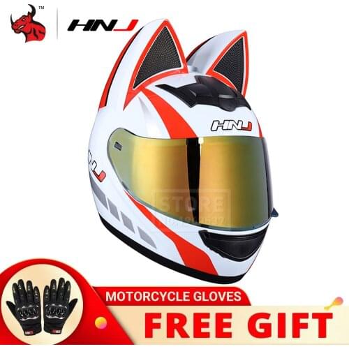 HNJ Motorcycle Helmet Full Face Motocross Casco Moto Double Visor Moto Helmet Motorbike Capacete For Men Women