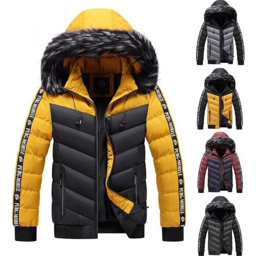 New 2021 Brand Mens Winter Warm Casual Jackets Male Parkas Autumn Windproof Thick Clothing Streetwear Fashion Slim Coat Men