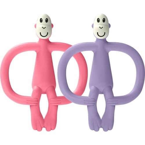 BPA Free Soft Baby Teether Chew Dental Care Rodent Teethers For Children Silicon Teether Toothbrush Baby Toys 0 12 Months
