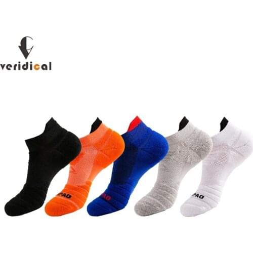 1 Pairs Colorful Sport Ankle Socks Mens Pure Cotton Mesh Breathable Terry Outdoor Basketball Bike Running Football Socks Novelty