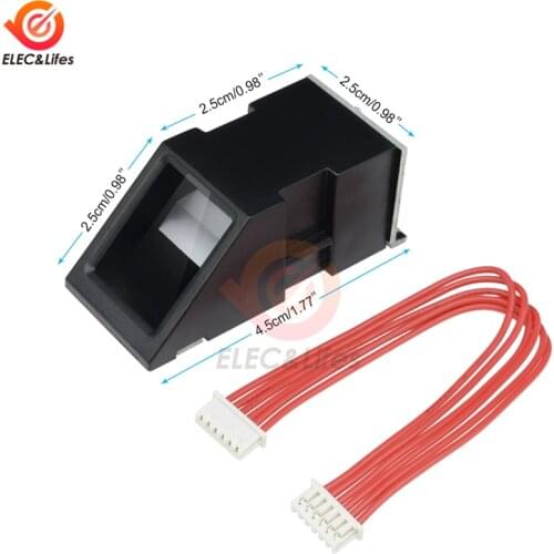 1Pcs FPM10A Optical Fingerprint Reader Sensor Module Fingerprint door lock Fingerprint scanning module For Arduino Locks Serial