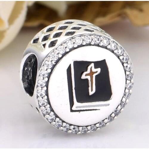 Original Power Of Prayer Moments With Holy Bible Beads Fit 925 Sterling Silver Charm Bracelet Bangle Diy Jewelry