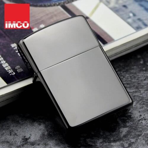 IMCO Made in China； Retro copper windproof kerosene lighter mens gift