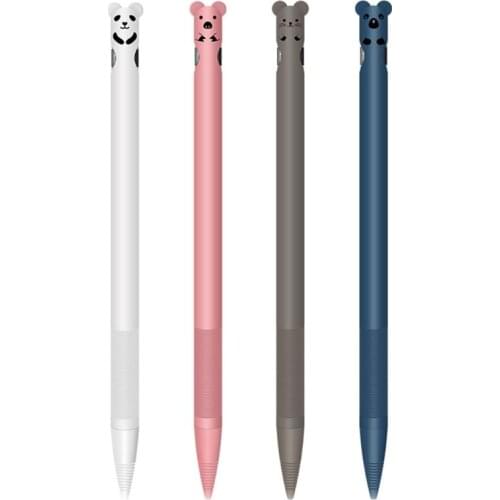 Cute Animal Pattern Anti-scratch Silicone Protective Pouch Holder Cover Case Skin For Apple Pencil 1 for ipad Pencil 1st