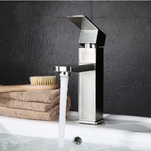 Bathroom basin faucet single hole, Stainless steel kitchen sink basin faucet water tap, Toilet water basin faucet mixer pull out