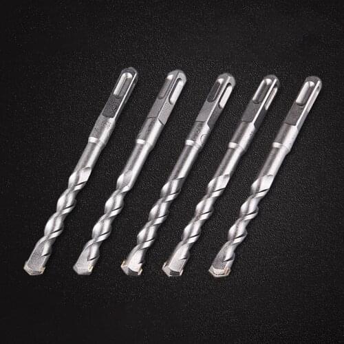 Drill Bit Electric Hammer Impact Drill Bit Long Square Shank Round Shank for Cement Concrete Wall Drill Bit