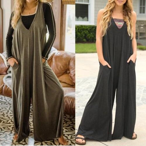 Knit Jumpsuit Chic Boho Wrap Dresses V Neck Casual Comfy Maxi Dresses for Girls Ladies LXH