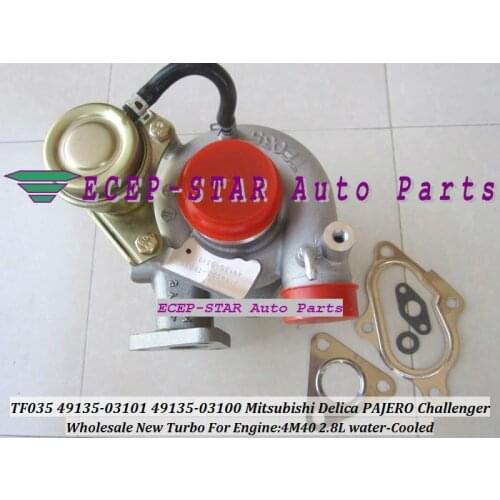 Water cooled Turbo TF035 49135-03101 49135-03100 ME201677 Turbine Turbocharger For Mitsubishi Delica PAJERO Challenger 4M40 2.8L