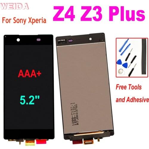 5.2" For Sony Xperia Z4 Z3 Plus Z3+ LCD Display Touch Screen Digitizer Assembly for Sony Xperia Z4 LCD Replacement E6533 E6553