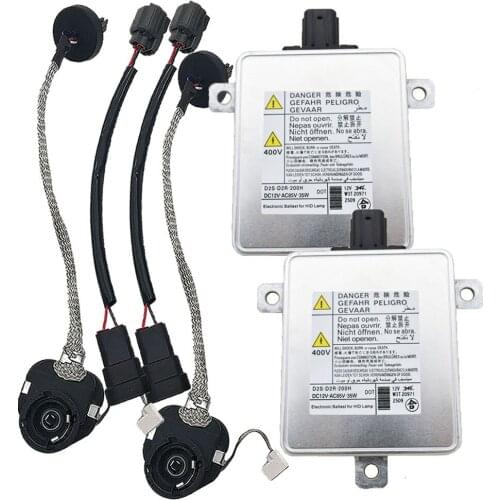 1Set Headlamp Control Unit Module With wire 33119-TA0-003 33129-TA0-003 Front Light HID Ballast D2S D2R 12V 35W W3T20971