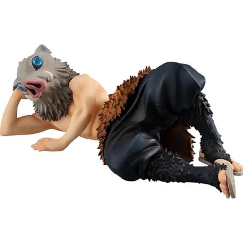 13cm Demon Slayer Kimetsu no Yaiba Hashibira Inosuke Q.Ver Figure Model Toy Demon Slayer Anime Figure Inosuke Cute Toys