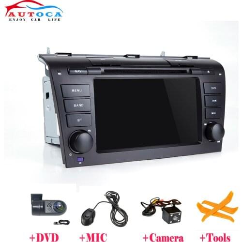 2 Din Android 10.0Car Multimedia Dvd Player GPS For Mazda 3 Mazda3 2004 2005 2006 2007 2008 2009 Car Radio Stereo