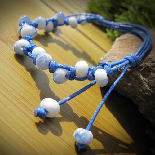 2020 Weave blue bracelets & bangles for women&men diy Trinkets Womens Creative Ceramic Bracelets Lovers Jewelry charm gift