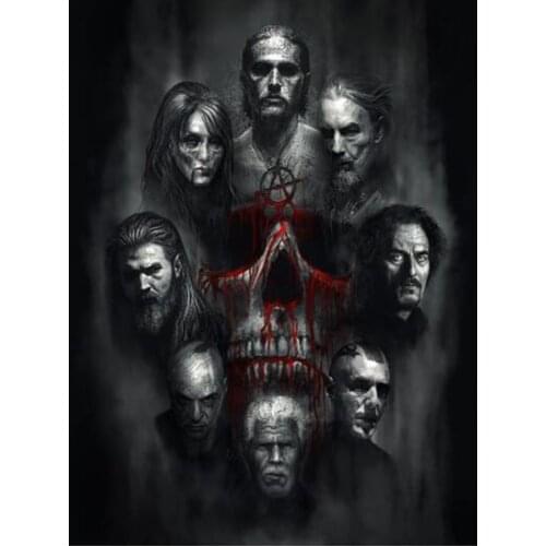 5D Diy Diamond Painting vampire Blood Skull Full Square Round Mosaic Cross Stitch High Quality Diamond Embroidery Decor CV399