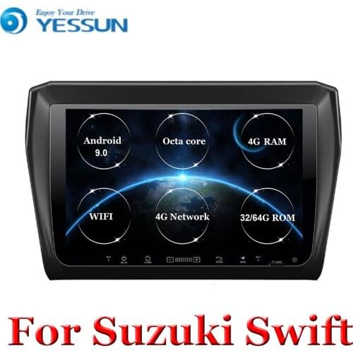 Android 9 Octa core For Suzuki Swift 2017 2018 2019 Car Multimedia Player GPS Navigation Stereo Radio BT WIFI