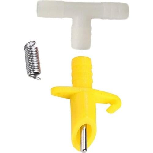 10Sets Automatic Rabbit Drinker Nippler Poultry Water Dispenser Water Nipple Drinker Water Drinking Tool Farm wholesale Supplies