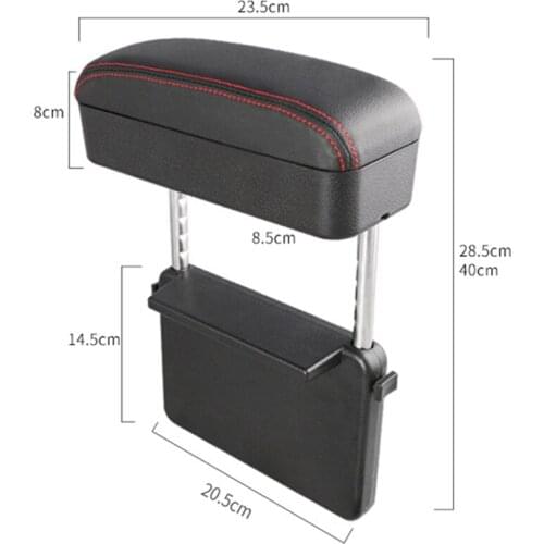 Wireless Charging Center Console Organizer Armrest Storage Box Holder Container Car Armrest Pad B99