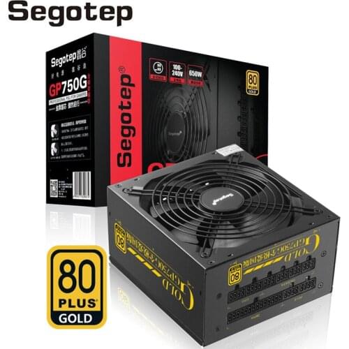 Segotep 80PLUS Gold Power Source RTX 650W PSU Power Supply Unit 24Pin Full Modular Power 14cm Hydraulic Bearing PWM Cooler Fan