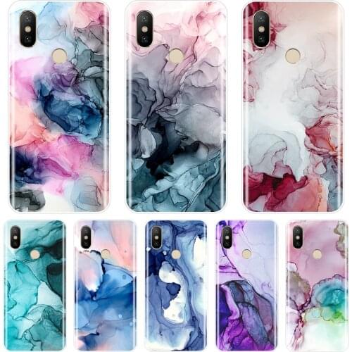 Phone Case Silicone For Xiaomi Mi 5 5C 5S 5X 6 6X Plus 8 SE Lite Marble Art Back Cover For Xiaomi Mi A1 A2 Lite 8 SE Mi5 Mi6 Mi8