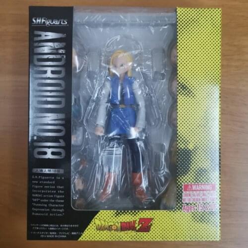 Shf Cyborg Android No.18 Action Figure Toys Anime Dragon-ball Youth Klilyn Kuririn Collectible Model Doll Gift Toys For Children