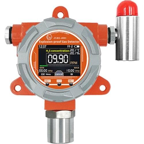 Fixed explosion-proof hydrogen sulfide analyzer h2s gas detector honeywell h2s gas leak detector alarm