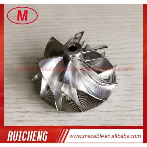 GT15-25 6+6 blades 43.36/56.03mm 784366-0001HF performance turbo billet/milling/aluminum 2618 compressor wheel for 765155-0007