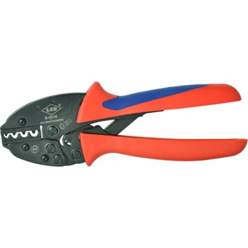 Crimping hand Tools S-0516 for non insualted cable lugs 0.5-16mm2 20-6AWG ratchet crimper pliers