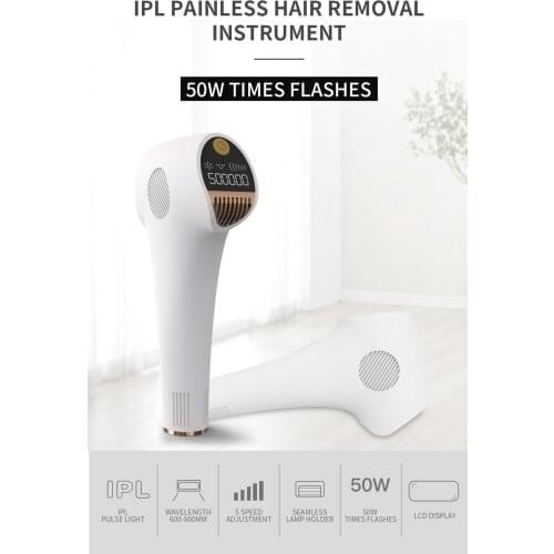 IPL Laser Hair Removal 500000 Flash Handheld Women Professional Household Device Permanent Painless Epilator Machine Whole Body