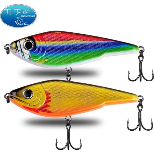 Slow sinking jerk bait fishing lure hard bait for bass pike ABS plastic artificial CF LURE 150mm 74g