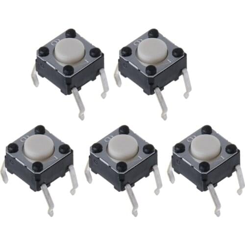 5Pcs Mouse Micro Switch for Logitech M185 M215 G300 G402 G602 M570 6x6x4.3mm J0PB