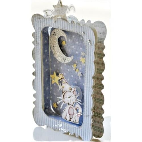 Mmao Crafts Metal Steel Cutting Dies Irregular rectangular frame Stencil For DIY Scrapbooking Paper/photo Cards Embossing Dies