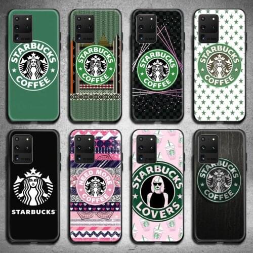 Fashion trend coffee pattern Phone Case for Samsung S20 plus Ultra S6 S7 edge S8 S9 plus S10 5G lite 2020