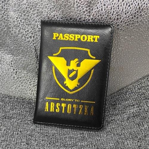 Passport Holder Pu Leather Covers for Passports Glory To Arstotzka