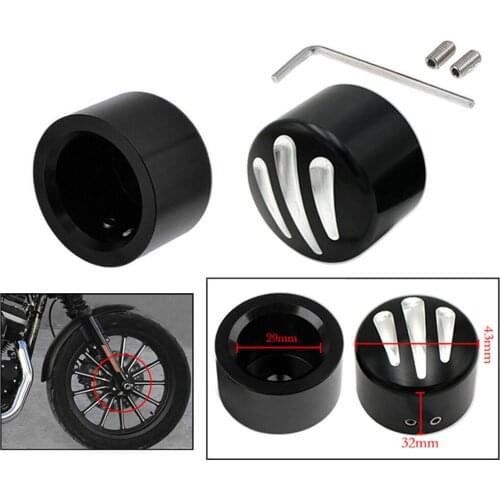 Front & Rear Axle Nut Cap Cover Fit Harley Street Glide Sportster 883 1200 Scooter Parts & Accessories