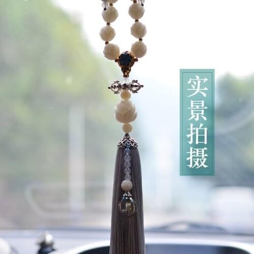 Automobile pendant car interior ornament Bodhi lotus creative perfume pendant high grade safety rear view mirror Pendant