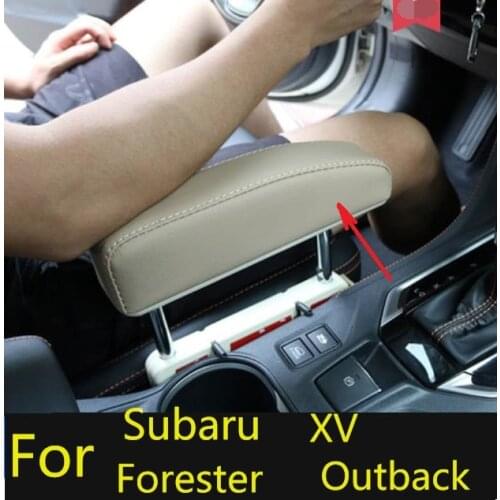 Adjustable Car Center Console Armrest Box Elbow Support Pad Holder for Subaru XV 2018 Forester 2019 Outback 2015-2018/ handrail