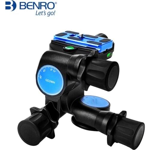 Benro GD3WH three-dimensional gear head PTZ magnesium alloy SLR photography tripod Panoramic photography head