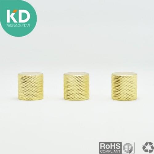3 PC Guitar and Bass metal knob volume and tone knob guitar replacement