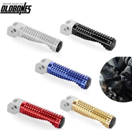 Universal CNC Aluminum Motorcycle Rear Set Footrests Foot peg Foot Rest Pegs Pedal For Ducati Scrambler 2015 2016 2017 2018