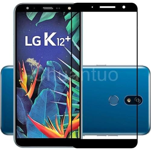 Full Cover Screen Protectors For LG K40, LG K12+, LG K12 Plus, LG X4 2019 Scratch Proof Protective Film Tempered Glass