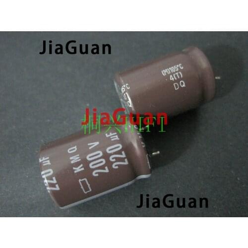 10pcs new NIPPON KMQ 200V220UF 18x25mm NCC electrolytic capacitor 220UF/200V CHEMI-CON kmq 220uf 200v
