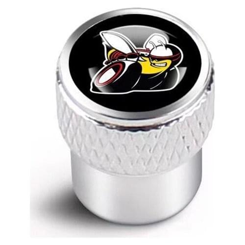 4X Metal Tire Valve Caps Dust Cover for Dodge Caravan SRT Caliber Durango Ram