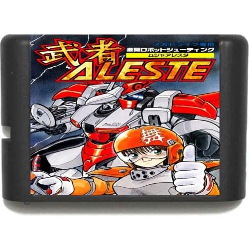 Aleste - Full Metal Fighter Ellinor 16 bit MD Game Card For Sega Mega Drive For Genesis