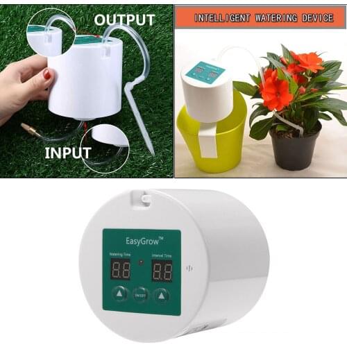 1Set Auto Automatic Drip Irrigation Kit Garden Greenhouse Indoor Plants Self Watering System Device Plant Watering