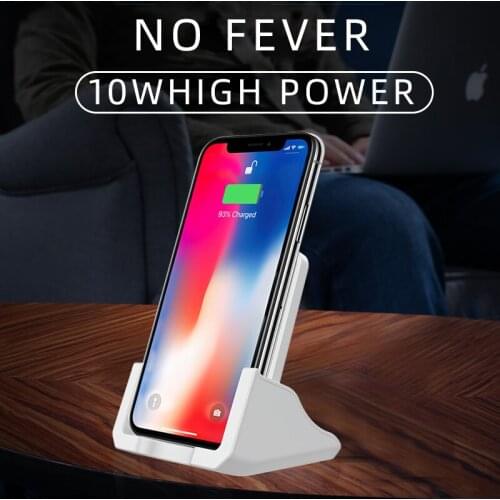10-15W Fast Wireless Charger With bracket for iPhone X XS 11pro Visible USB Qi Charging for Samsung S8 S9 Note9 Wireless Charger