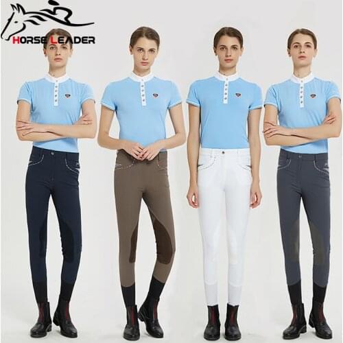 Spring And Summer ladies Riding Breeches Wear-resistant Comfortable Knight Competition Pants Stretch Breathable Breeches