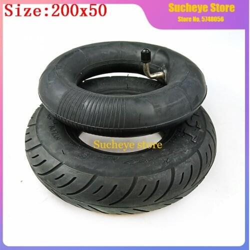 CST 200*50 8x2" 8 Inch Inner Tube Outer Tyre For Gas Electric Scooter Pocket Bike Razor 200x50 Real Stunt Scooter Unicycle Wheel