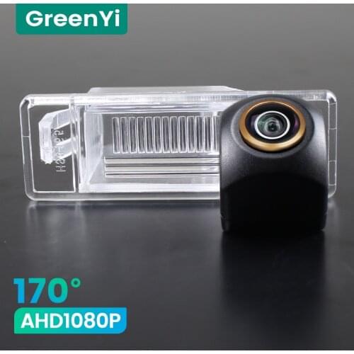 GreenYi 1080P HD 170° Car Rear View Camera For Nissan QASHQAI X-TRAIL Geniss Citroen C4 C5 C-Triomphe Reverse 4 pin Vehicle AHD