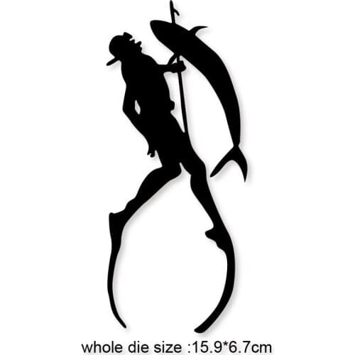 Metal Cutting Dies For Scrapbooking Embossing Die Deep sea fish Cut Dies DIY Paper Cards Craft Stencils